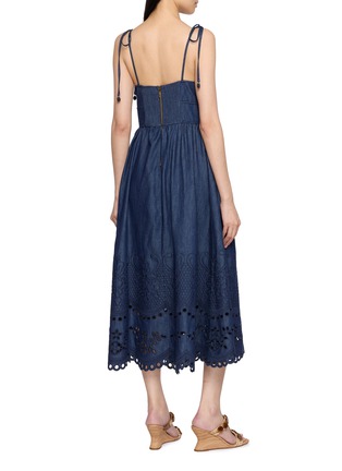 背面 - 点击放大 - ZIMMERMANN - Tie Strap Broderie Anglaise Midi Dress