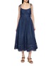 首图 - 点击放大 - ZIMMERMANN - Tie Strap Broderie Anglaise Midi Dress