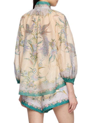 背面 - 点击放大 - ZIMMERMANN - High Neck Button Up Blouse