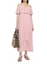 模特儿示范图 - 点击放大 - ZIMMERMANN - Off Shoulder Lace Maxi Dress