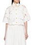 首图 - 点击放大 - ZIMMERMANN - Beaded Collar Embroidered Cut Out Cotton Shirt