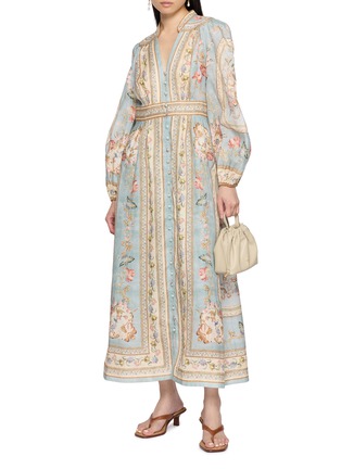 模特儿示范图 - 点击放大 - ZIMMERMANN - Bishop Sleeve Maxi Dress