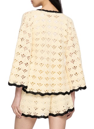 背面 - 点击放大 - ZIMMERMANN - Eyelet Cotton Knit Top
