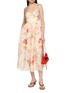 模特儿示范图 - 点击放大 - ZIMMERMANN - Bustier Chain Strap Midi Dress