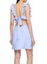 背面 - 点击放大 - ZIMMERMANN - Ruffled Open Back Square Neck Mini Dress