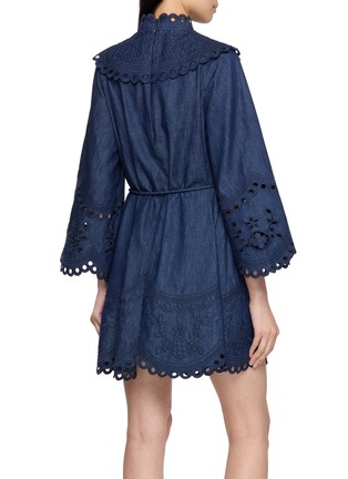 背面 - 点击放大 - ZIMMERMANN - Broderie Anglaise Scalloped Edge Mini Dress