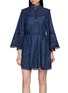 首图 - 点击放大 - ZIMMERMANN - Broderie Anglaise Scalloped Edge Mini Dress