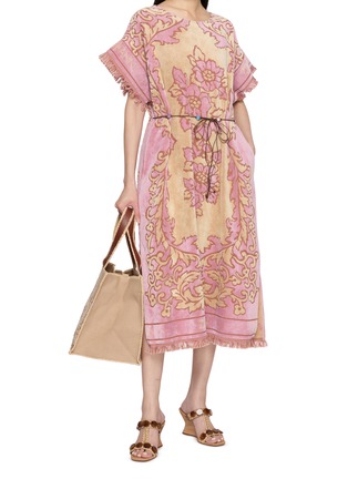 模特儿示范图 - 点击放大 - ZIMMERMANN - Aster Towelling Midi Dress