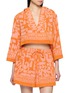 首图 - 点击放大 - ZIMMERMANN - Solstice Hooded Cotton Towelling Cropped Top