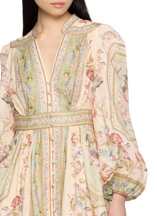  - ZIMMERMANN - 印花泡泡袖连衣裙