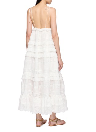 背面 - 点击放大 - ZIMMERMANN - Solstice Tiered Cotton Midi Dress