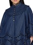  - ZIMMERMANN - Embroidered Cut Out Cotton Shirt