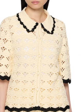  - ZIMMERMANN - Eyelet Cotton Knit Shirt