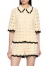 首图 - 点击放大 - ZIMMERMANN - Eyelet Cotton Knit Shirt