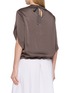 背面 - 点击放大 - HERNO - Cape Sleeve Top