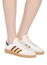 模特儿示范图 - 点击放大 - ADIDAS - 中性款 HANDBALL SPEZIAL 系带运动鞋