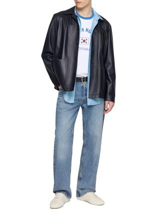 模特儿示范图 - 点击放大 - LEVI'S - X World Cup Standard Cotton Ringer T-shirt