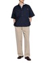 模特儿示范图 - 点击放大 - LOEWE - Anagram Embroidered Cotton Twill Shirt