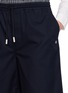  - LOEWE - Layered Waistband Anagram Brushed Cotton Twill Shorts