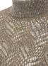  - BRUNELLO CUCINELLI - 亮片镂空针织上衣