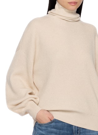  - BRUNELLO CUCINELLI - 泡泡袖高领针织上衣