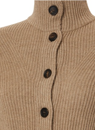  - BRUNELLO CUCINELLI - 罗纹立领束腰针织开衫
