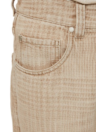 - BRUNELLO CUCINELLI - PANTALONE 格纹阔腿牛仔裤