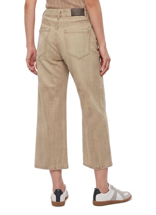 背面 - 点击放大 - BRUNELLO CUCINELLI - PANTALONE 格纹阔腿牛仔裤