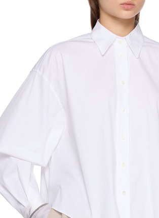  - BRUNELLO CUCINELLI - 珠链袖口纽扣衬衫
