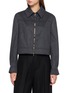 BRUNELLO CUCINELLI 拼缝饰线短款拉链夹克