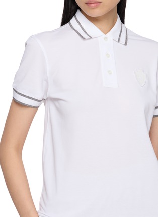  - BRUNELLO CUCINELLI - MONILI 饰边短袖 Polo 衫