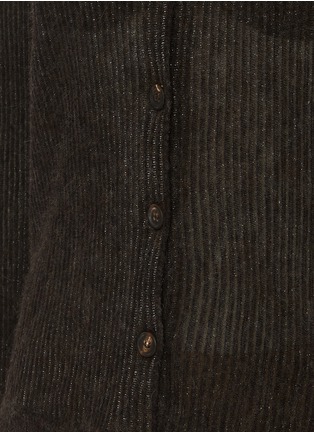  - BRUNELLO CUCINELLI - 竖纹针织排扣开衫