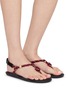 模特儿示范图 - 点击放大 - FLOWZE SHOES - FLÒ Leather Sandals