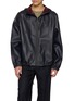 首图 - 点击放大 - LOEWE - Contrast Hood Leather Jacket