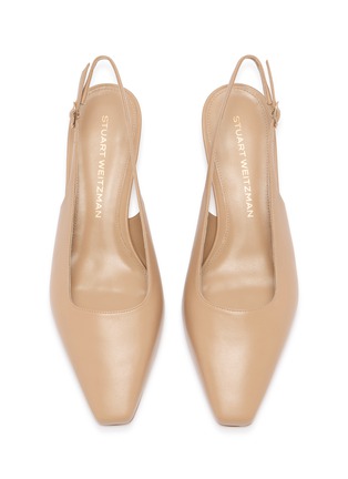 细节 - 点击放大 - STUART WEITZMAN - 50 Stassi Slingback Leather Pumps