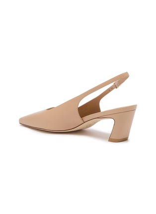  - STUART WEITZMAN - 50 Stassi Slingback Leather Pumps