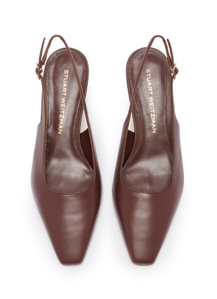 细节 - 点击放大 - STUART WEITZMAN - 50 Stassi Slingback Moire Pumps