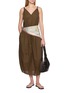 模特儿示范图 - 点击放大 - EDITION - Drawstring Waist Midi Dress