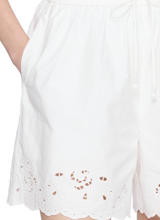  - EDITION - Elastic Waist Embroidered Shorts