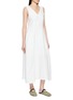 细节 - 点击放大 - EDITION - Layered Waist Linen Midi Dress