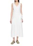 首图 - 点击放大 - EDITION - Layered Waist Linen Midi Dress