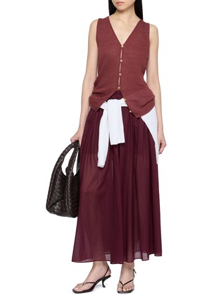 模特儿示范图 - 点击放大 - EDITION - Elastic Waist Wide Leg Trousers