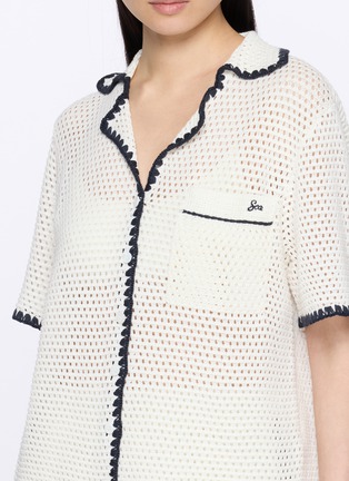  - EDITION - Contrast Edge Knited Shirt