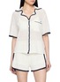 首图 - 点击放大 - EDITION - Contrast Edge Knited Shirt