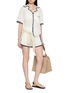 模特儿示范图 - 点击放大 - EDITION - Contrast Edge Knited Shirt