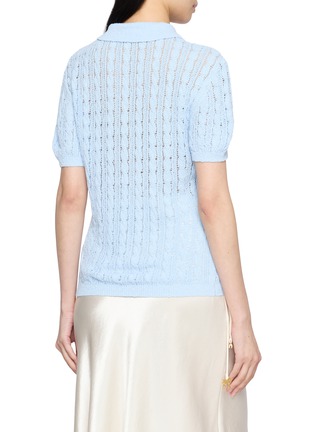 背面 - 点击放大 - EDITION - Cable Knited Polo Shirt