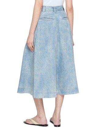 背面 - 点击放大 - EDITION - Washed Denim Midi Skirt