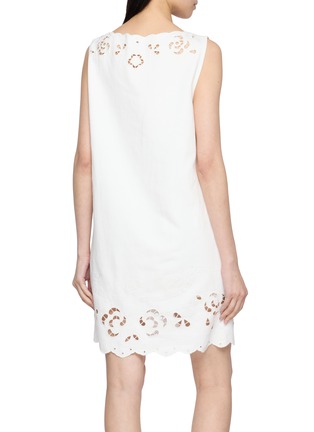 背面 - 点击放大 - EDITION - Eyelet Embroidered Denim Dress