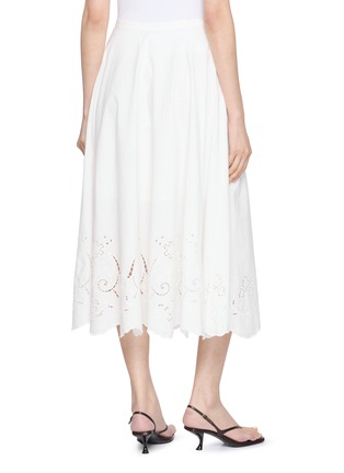 背面 - 点击放大 - EDITION - Eyelet Embroidered Midi Skirt