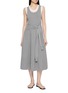 首图 - 点击放大 - EDITION - Tie Waist Knitted Midi Dress